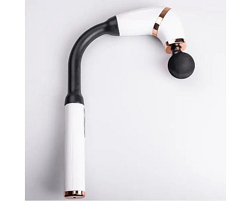 Масажер перкусійний HP-11-11W 4 насадки, білий