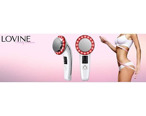 Ультразвуковий масажер для схуднення Lovine 6in1 EMS uniw