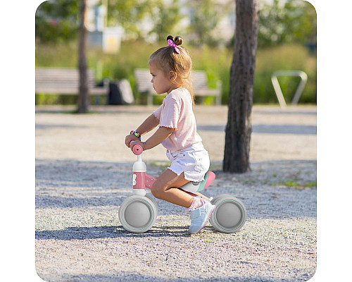 Біговел Ricokids 760600, сіро-рожевий