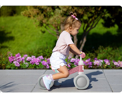 Біговел Ricokids 760600, сіро-рожевий
