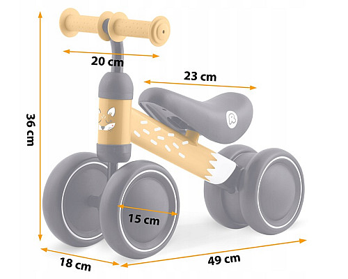 Біговел Ricokids 760603, чорно-помаранчевий