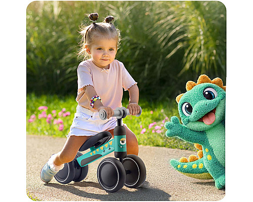 Біговел Ricokids 760604, чорно-зелений