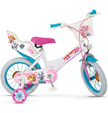 Дитячий велосипед Paw Patrol 14” біло-рожевий
