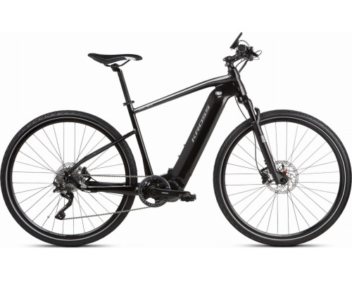 Чоловічий електровелосипед Kross Kross Evado Hybrid 6.0 Black Gloss 2022 (S)