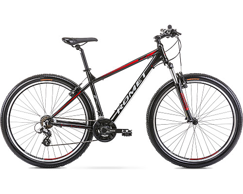 Велосипед Romet Rambler R9.0 L 19 чорний червоний 12