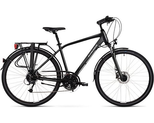 Велосипед Kross Kross Trans 5.0 M 28 19 чорно-сірий