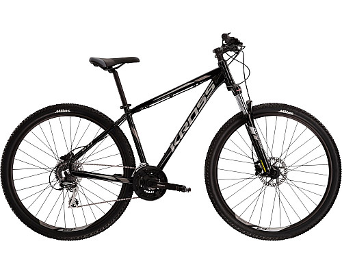 Велосипед Kross Hexagon 6.0 27 S (17) чорний / сірий / графітовий блиск