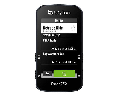 Велокомп'ютер BRYTON RIDER 750E - чорний