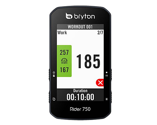 Велокомп'ютер BRYTON RIDER 750E - чорний