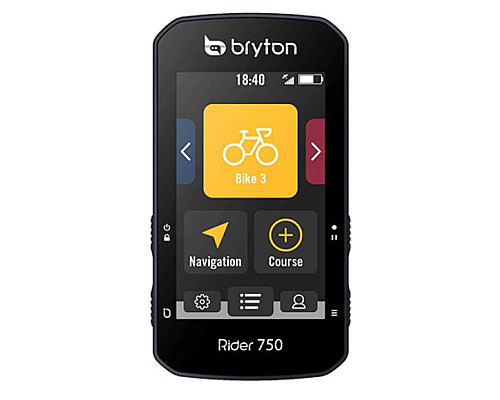 Велокомп'ютер BRYTON RIDER 750E - чорний