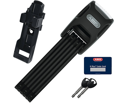 Велозамок ABUS X-PLUS 6000KA/90 BK + кріплення SH