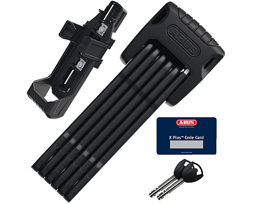 Велозамок ABUS BORDO GRANIT™ XPlus™ 6500K/90 BK SH - чорний