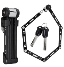 Велозамок  Kryptolok 610s Folding Lock  100cm - чорний