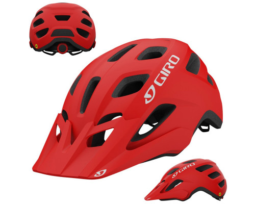 Шолом MTB GIRO FIXTURE INTEGRATED Mips 54-61cm червоно матовий Шолом MTB GIRO FIXTURE INTEGRATED Mips 54-61cm червоно матовий
