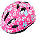 Дитячий шолом NEXELO FUNNY, рожевий з квітами, S 48-52см