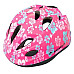 Дитячий шолом NEXELO FUNNY, рожевий з квітами, S 48-52см