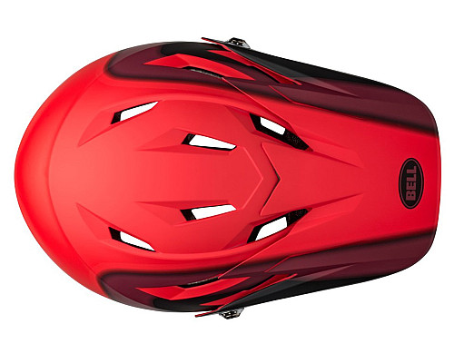 Шолом BELL Sanction full face S(52-54cm) червоно-чорно матовий Шолом BELL Sanction full face S(52-54cm) червоно-чорно матовий