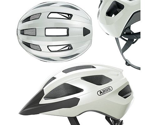 Шолом ABUS MACATOR PEARL WHITE L 58-62см