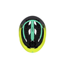 Шолом LAZER Strada KinetiCore L 58-61cm, чорно-зелений матовий