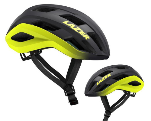 Шолом LAZER Strada KinetiCore L 58-61cm, чорно-зелений матовий Шолом LAZER Strada KinetiCore L 58-61cm, чорно-зелений матовий