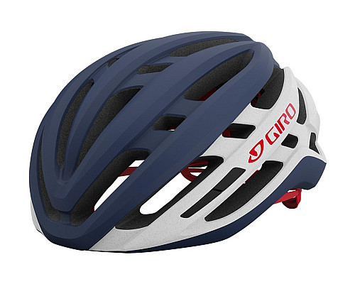 Шолом Szosowy GIRO AGILIS INTEGRATED Mips M 55-59cm синьо-червоний-білий матовий 