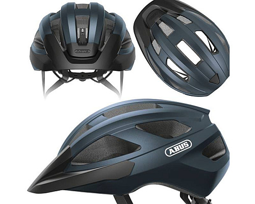 Шолом ABUS MACATOR MIDNIGHT синій L 58-62см
