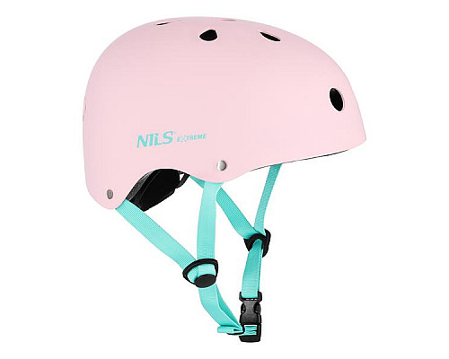 Дитячий шолом NILS EXTREME MTW001 розмір L 58-61 см, рожевий