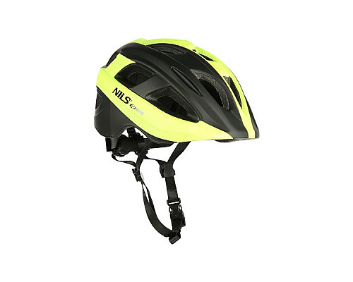 Дитячий шолом NILS EXTREME MTV35J розмір S 48-53 см, чорно-жовтий