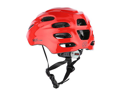 Світлодіодний шолом розмір XXS (43-51см) NILS EXTREME MTW01 червоний
