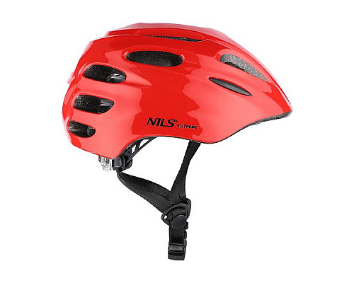 Світлодіодний шолом розмір XXS (43-51см) NILS EXTREME MTW01 червоний