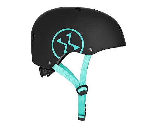 Дитячий шолом NILS EXTREME MTW001 розмір XS 48-52 см, чорно-блакитний