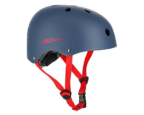 Дитячий шолом NILS EXTREME MTW001 розмір L 58-61 см, синьо-червоний
