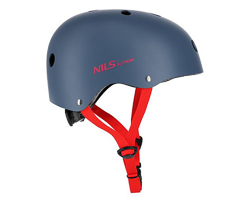 Дитячий шолом NILS EXTREME MTW001 розмір L 58-61 см, синьо-червоний