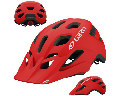 Шолом MTB GIRO FIXTURE 54-61cm trim червоно матовий
