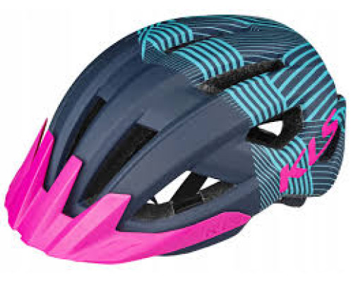 Шолом KELLYS DAZE MTB з дашком S/M 52-55cm чорно-синьо-рожевий Шолом KELLYS DAZE MTB з дашком S/M 52-55cm чорно-синьо-рожевий