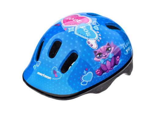 Kask dziecięcy METEOR KS06 S 48-52cm Kitty