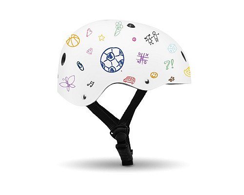 Велосипедний шолом Lionelo Helmet White 24,5 х 21 х 15,5 см - білий