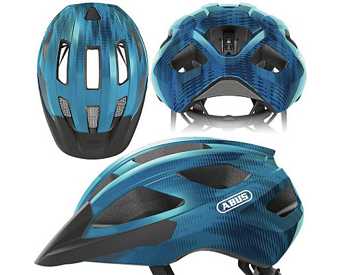 Шолом ABUS MACATOR STEEL синій M 52-58cm