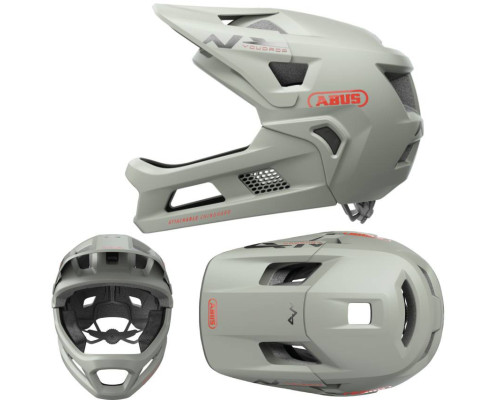 Шолом ABUS YOUDROP FF CHALK сірий S 48-55cm Шолом ABUS YOUDROP FF CHALK сірий S 48-55cm