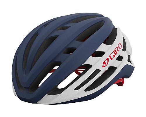 Шолом Szosowy GIRO AGLIS INTEGRATED Mips L 59-63cm синьо-білий-червоний матовий 