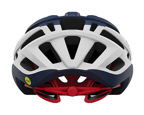 Шолом Szosowy GIRO AGLIS INTEGRATED Mips L 59-63cm синьо-білий-червоний матовий 