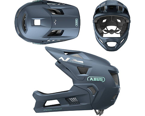 Шолом ABUS YOUDROP FF MIDNIGHT синій S 48-55cm