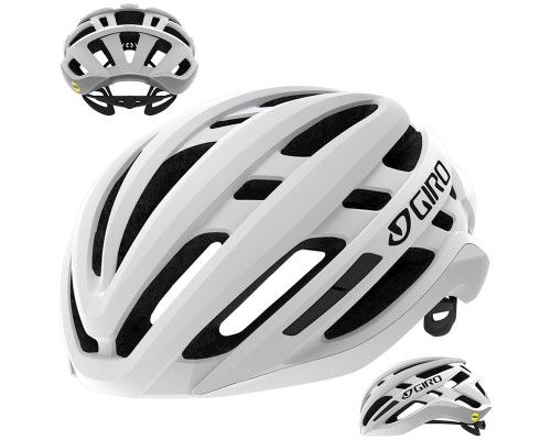 Шолом для велосипедистів GIRO AGILIS INTEGRATED Mips S 51-55cm - білий матовий