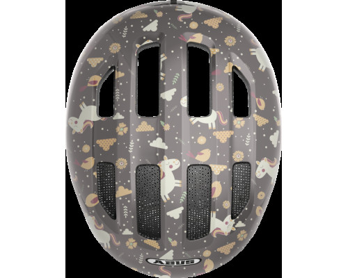 Шолом дитячий dziecięcy ABUS SMILEY 3.0 сірий коники M Шолом дитячий dziecięcy ABUS SMILEY 3.0 сірий коники M