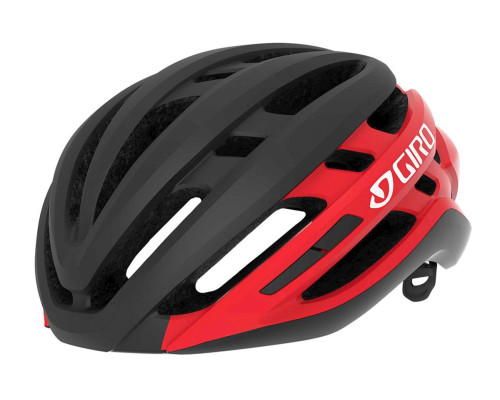 Шолом Szosowy GIRO AGILIS M 55-59cm чорно-червоний матовий