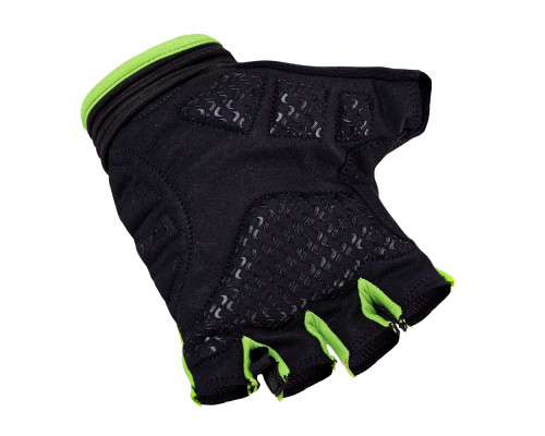 Велосипедні рукавиці W-TEC Kauzality - розмір S / чорно-зелені