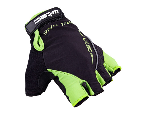 Велосипедні рукавиці W-TEC Kauzality - розмір XL / чорно-зелені