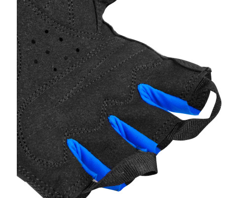 Велосипедні рукавиці W-TEC Bravoj - розмір M / синьо-чорні