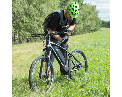 Велосипедні рукавиці W-TEC Bravoj - розмір XS / синьо-чорні