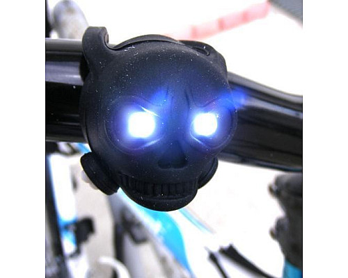 Ліхтар SKULL 2LED  + батарейки